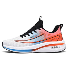 Men Sports Shoes 2026 Spring New Trend Mesh Cushioning Rebound Flat Bottom Youth Running Competition Training Shoes for Men