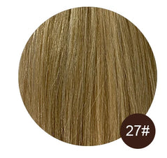 Micro Loop Hair Extensions Remy Human Hair Straight Human Fusion Hair 50 Strands Micro Link Hair Extension Natural Beads Hair