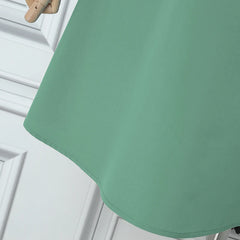 ZANZEA Elegant Women Dresses 2025 Summer  Fashion Short Sleeve Work OL Sundress Casual Party Knee-length Vestido Robe Femme