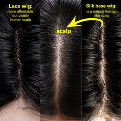 Highlight Brown Balayaga 100% Human Hair Natural Wavy Silk Base Top Lace Front Wigs Bleached Knots Glueless Full Lace Front Wigs