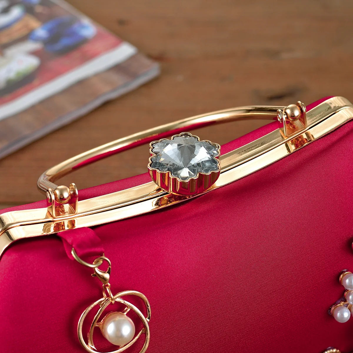 2025 New Women Handmade Flowers Clutch Handbags Wedding Evening Wallets Party  Purse For Ladies