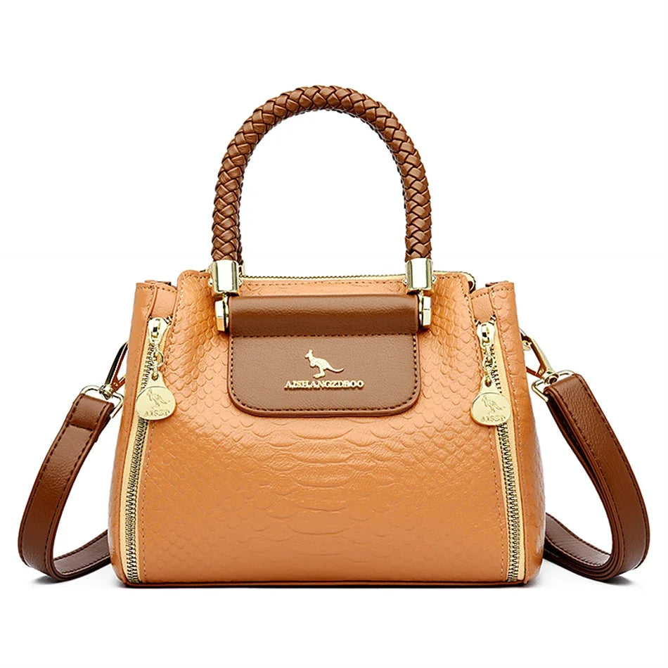 Fashion Crossbody Bags for Women Designer Ladies Purses and Handbags High-quality Soft Leather