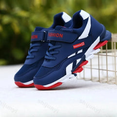 Boys' Fashion Trend Low Top Thick Sole Casual Sports Shoes 2025 Autumn New Style Childrens' Comfortable Shoes