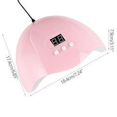 LINMANDA Professional USB Electric Nail Drill Polish File Kit with UV LED Nail Lamp Gel Manicure Dryer