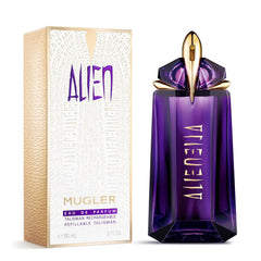 Mugler Alien Eau De Parfum for Women Floral Woody Perfume with Jasmine Wood Amber Long Lasting Fragrance