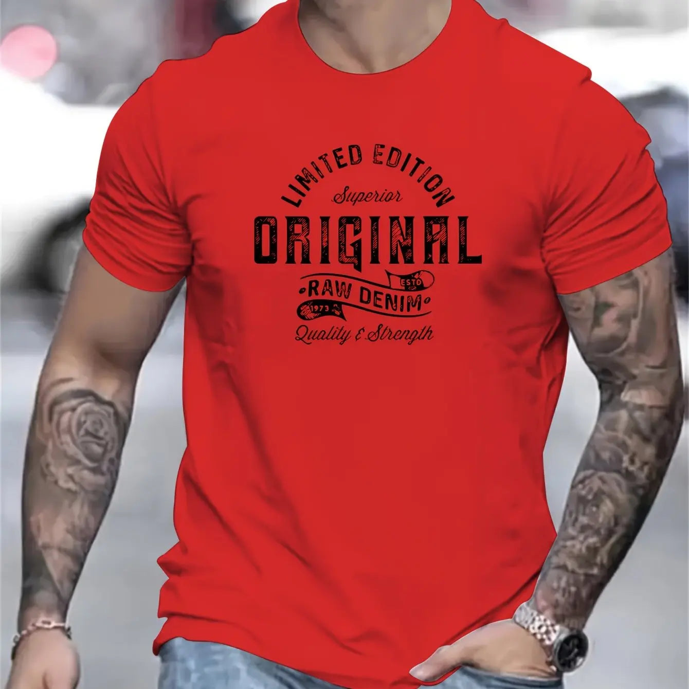 Men's summer 100% pure cotton fashionable casual sports