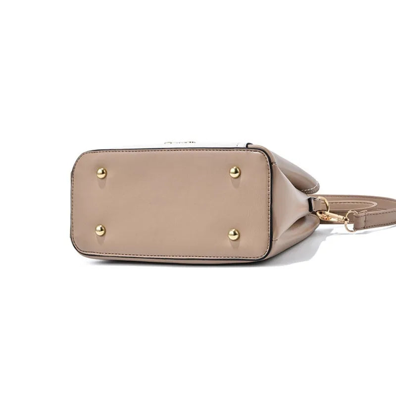 Women Single Shoulder Bag Colored Combination Handbag Fashion