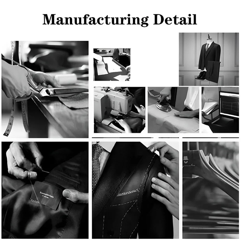 Men's White Jacquard Suit 3pcs Jacket Vest Pants Elegant Formal Fashion Set for Groom Wedding Prom Party Stylish Custom Tuxedo