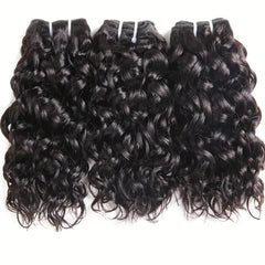 Short Kinky Curly Human Hair Bundles With Closure 100% Unprocessed Hair Weft Extensions Tissage Humain Hair Natural Remy Hair