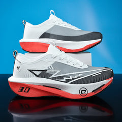 Men Running Shoes Marathon Carbon Board Speciality Sports Breathable Lightweight Women's Comfortable Athletic Sneakers New