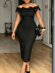 L-4XL Plus Size Clothes Dresses Women Robes Summer Short Sleeve Street Style Casual