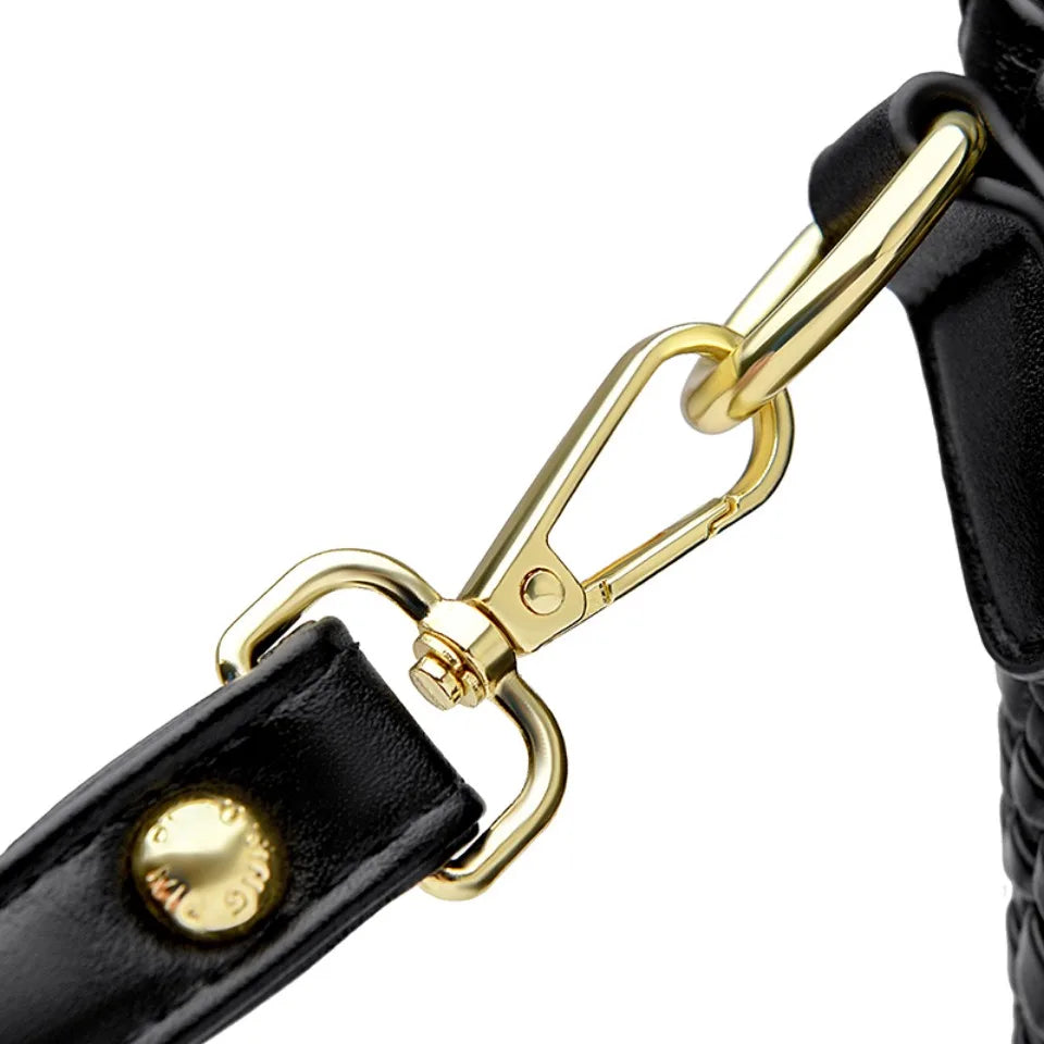 Luxury Handbag Women Bags Designer Pu Leather Knitting