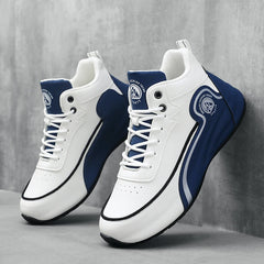 High-Top Casual Sneakers for Men, Trendy Thick-Soled Dad Shoes, Breathable Soft-Soled Non-Slip Versatile Men's Shoes,