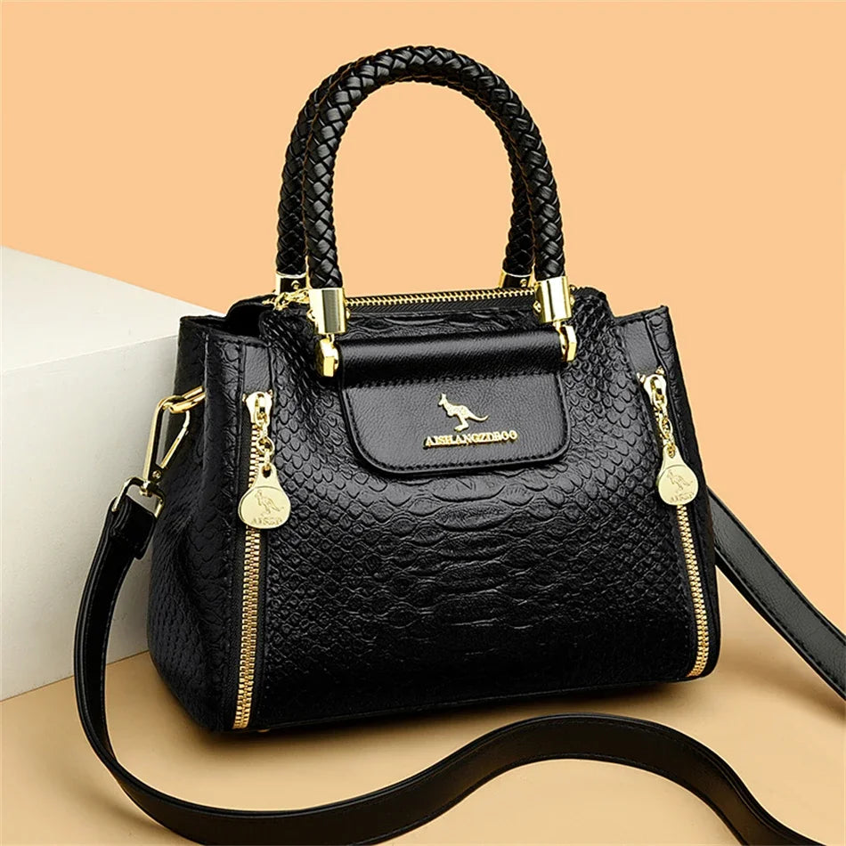 Fashion Crossbody Bags for Women Designer Ladies Purses and Handbags High-quality Soft Leather