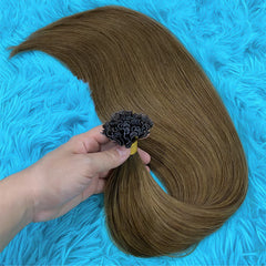 Human Hair Extensions Keratin K Tip Hot Fusion Human Hair Natural Hair Italy Keratin Glue Machine Remy Hair K Tip Straight