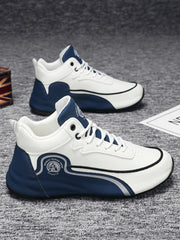 High-Top Casual Sneakers for Men, Trendy Thick-Soled Dad Shoes, Breathable Soft-Soled Non-Slip Versatile Men's Shoes,