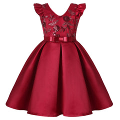 3-10Y  Girls' Dress Children's Sequined Evening Festival Party Princess Dress Party Dress for Kids Girl