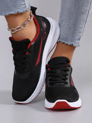 Spring new women's sports shoes, fashionable, breathable, lightweight, non-slip, wear-