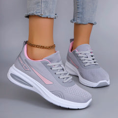 Spring new women's sports shoes, fashionable, breathable, lightweight, non-slip, wear-