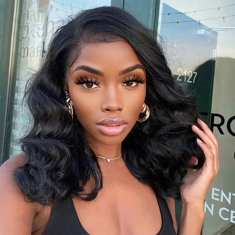 13x4 Body Wave Lace Front Wig Human Hair PrePlucked Brazilian Hair Lace Frontal Wigs For Women