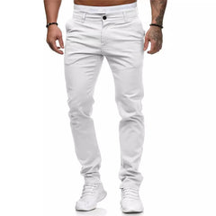 Men Casual Pants Patchwork Pencil Pants Ankle Length Pant Spliced Skinny ZipperCasual Pockets Mid Waist Solid 2025 Summer