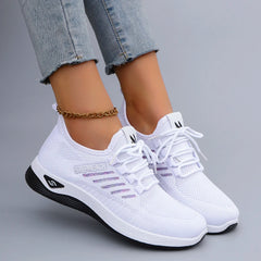 Spring and Autumn New Women's Casual Lace up Comfortable, Breathable, Lightweight and Wear-Resistant Sports