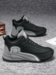High-Top Casual Sneakers for Men, Trendy Thick-Soled Dad Shoes, Breathable Soft-Soled Non-Slip Versatile Men's Shoes,