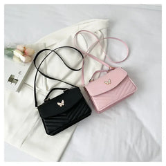 PU Versatile and Fashionable Portable Small Square Bag Single Shoulder Crossbody Bag Luxury Designer r