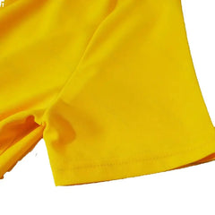 Elegant Solid Color Short Sleeve Button-Up Neck Midi Dress Casual Slimming Women's Dress