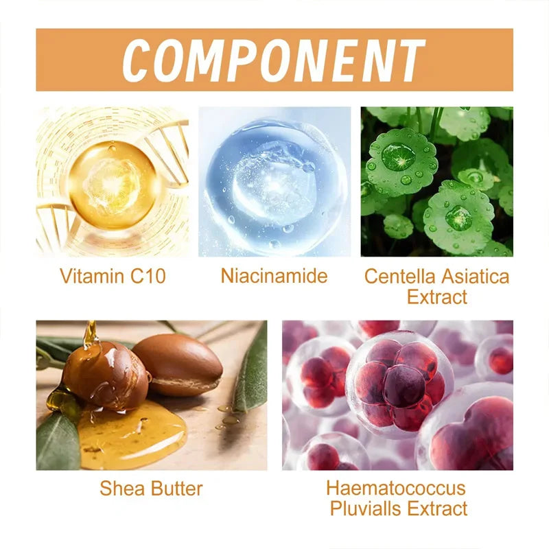 Vitamin C Wrinkle Remover Face Serum Lifting Firming Fade Fine Lines Anti-aging Essence Whitening Brighten