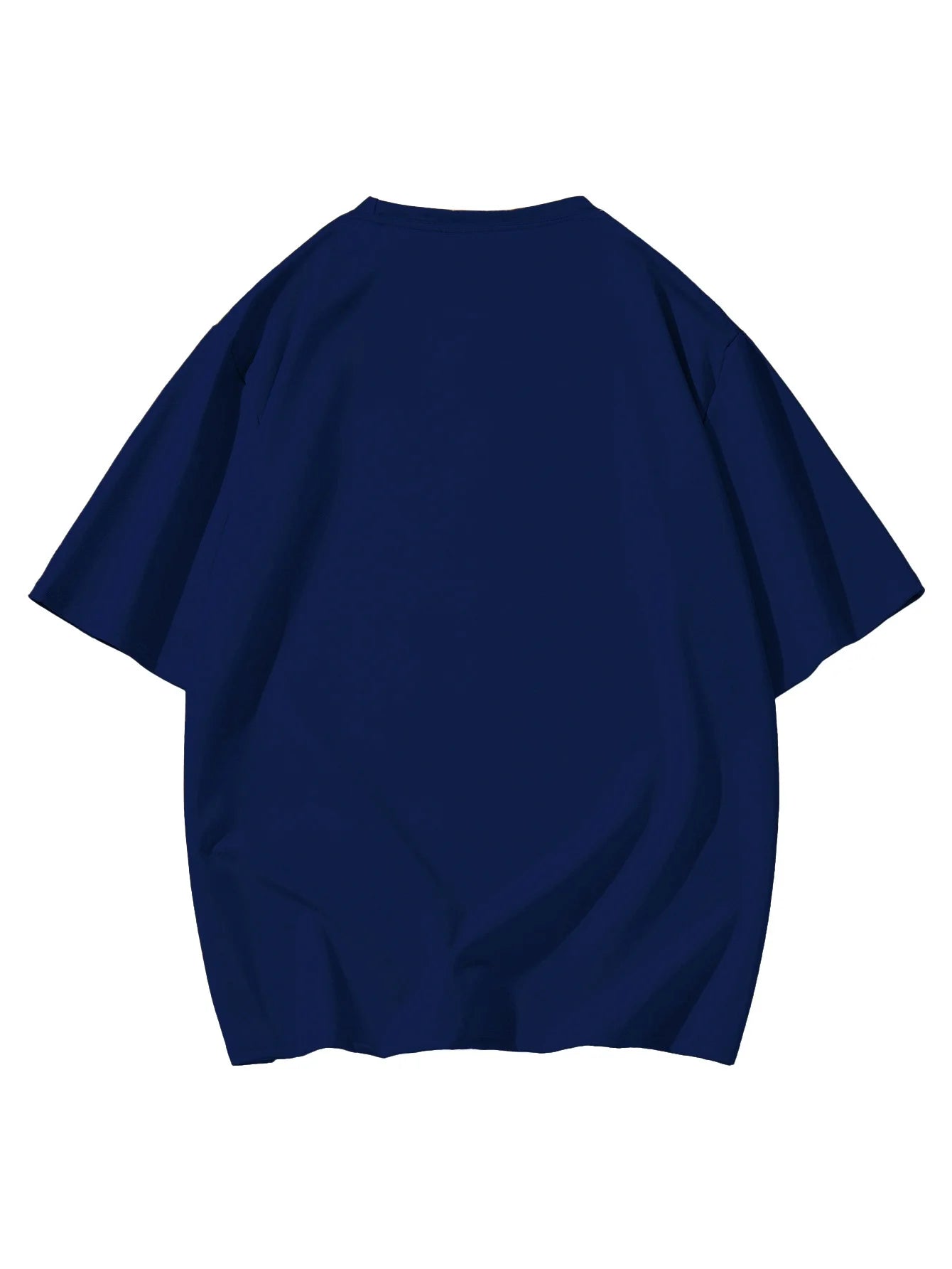 Men's summer loose fit oversized Blessed printed slim fit casual sports round neck short sleeve