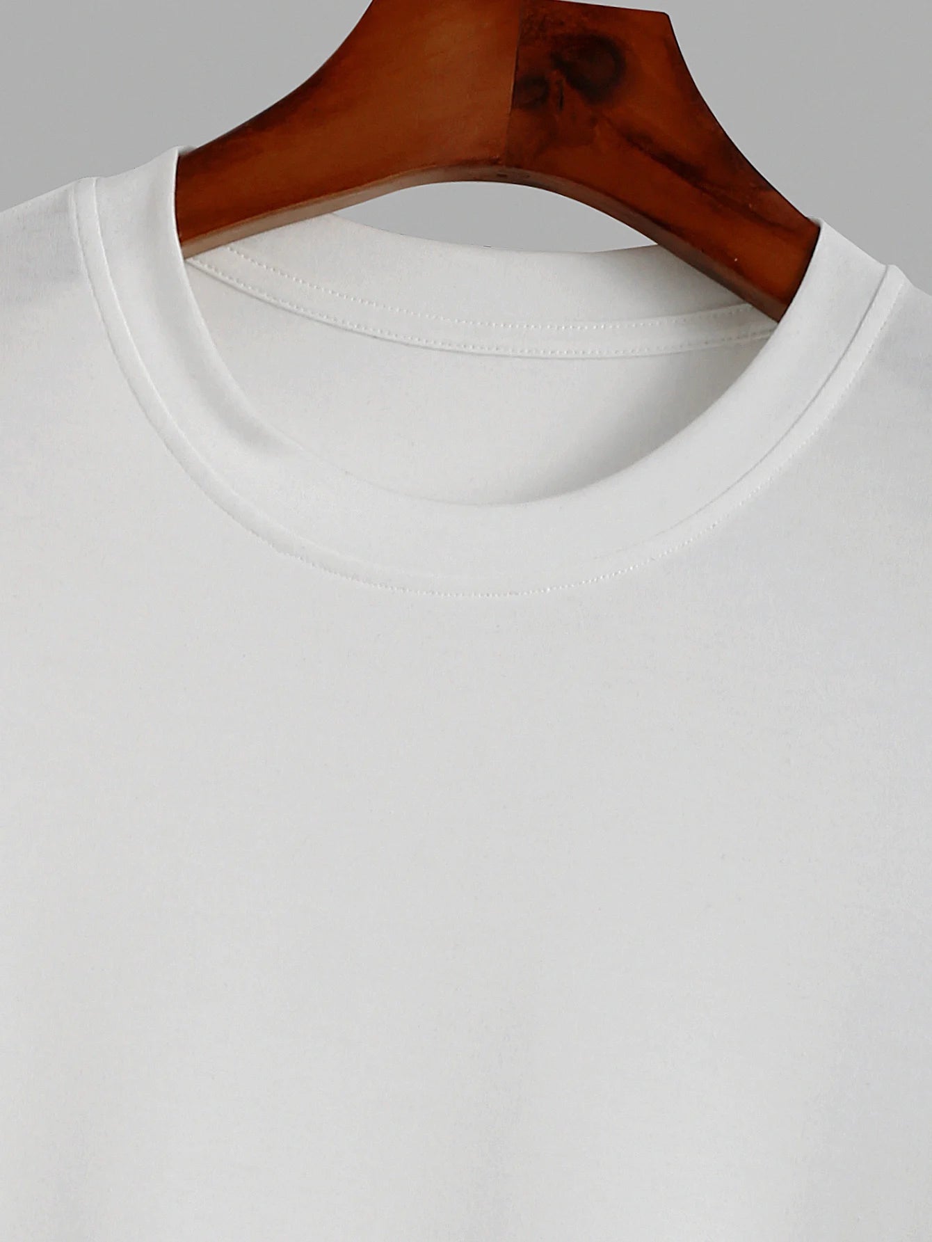 New long-sleeved T-shirt men's printed round neck long-sleeved T-shirt trend versatile casual tops men's clothing summer