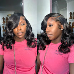 13x4 Body Wave Lace Front Wig Human Hair PrePlucked Brazilian Hair Lace Frontal Wigs For Women