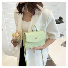 PU Versatile and Fashionable Portable Small Square Bag Single Shoulder Crossbody Bag Luxury Designer r