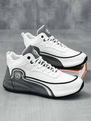 High-Top Casual Sneakers for Men, Trendy Thick-Soled Dad Shoes, Breathable Soft-Soled Non-Slip Versatile Men's Shoes,