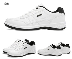 New Men Shoes Casual Shoes Leather Lace-Up Casual Sports Shoes Outdoor Wear-Resistant Vulcanized Shoes High-Quality Men Shoes
