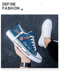 Men's Canvas Shoes Breathable Men Casual Shoes Outdoor Sneakers Comfortable Low-Top Men Tennis Shoes Zapatillas De Deporte