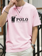 New Style High Quality Men's T-Shirt 2026 Summer Print Casual 100% Cotton