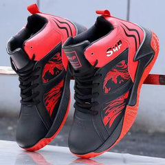 New Anti-Slip Men's High Top Men's Basketball Shoes Luxury Comfortable Running Shoes Fashionable Versatile Casual