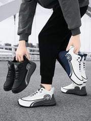 High-Top Casual Sneakers for Men, Trendy Thick-Soled Dad Shoes, Breathable Soft-Soled Non-Slip Versatile Men's Shoes,
