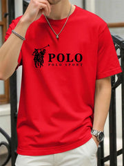 New Style High Quality Men's T-Shirt 2026 Summer Print Casual 100% Cotton