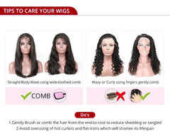 Body Wave 3 In 1 Half Wigs Human Hair Invisible Hairline Flip Over Glueless Wigs Human Hair 220% Density Beginner Friendly