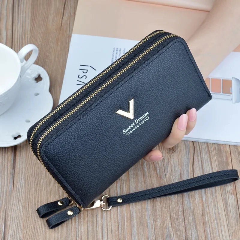 Pu Leather Women Wallets Women Purses Fashion Long Zipper Women's Wallet
