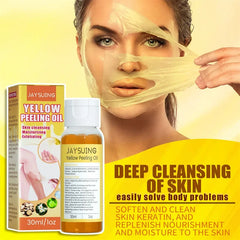 Yellow Peeling Oil Body Cleansing Exfoliation For Tender Glowing Skin Finger Joint Whitening Moisturizing Care Beauty Products