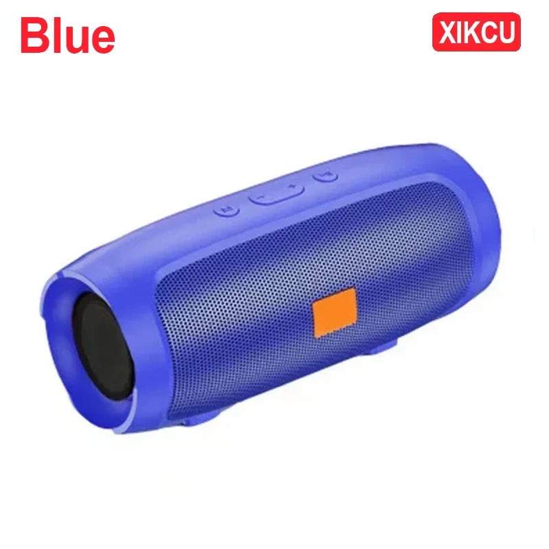 XIKCU Portable Dual Bluetooth Speaker Stereo Outdoor Tfusb Playback Fm Voice Broadcasting Portable Subwoofer 50 Wireless Speaker