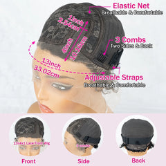 Natural Black Short Tight Kinky Curly Lace Front Pixie Cut Human Hair Wig Lightweight Solid Black Small Curl Short Lace Front Pixie Wig13x4x1 Lace Front Full Machine Made For Office Routine Dating & Various Formal Gatherings