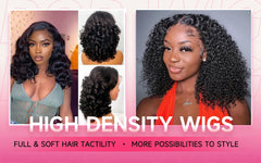 100% Vietnamese Super Double Drawn Bone Straight 13x4 Frontal Bob Wig with Human Hair Natural Black 210% Density For Black Women