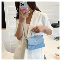 PU Versatile and Fashionable Portable Small Square Bag Single Shoulder Crossbody Bag Luxury Designer r