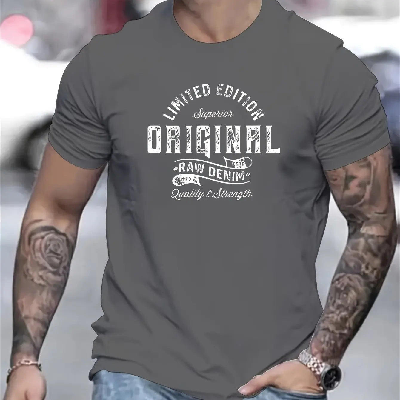 Men's summer 100% pure cotton fashionable casual sports