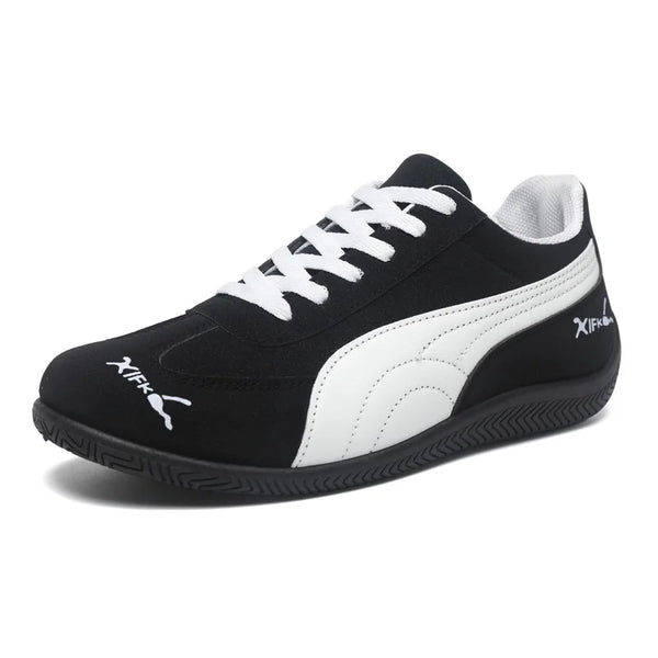 Fashionable Retro Student Men's Running Shoes Comfortable Lightweight Sporty Casual Loafers Synthetic Leather Low Top Sneakers